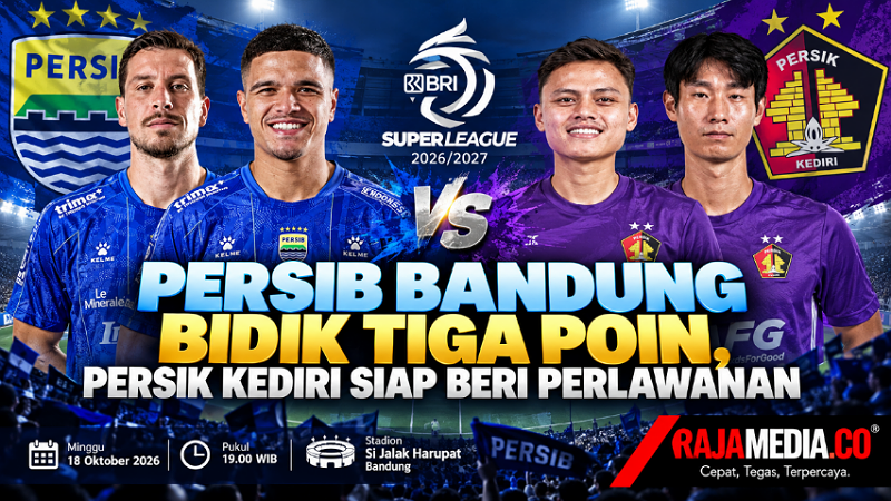 Persib Bandung Bidik Tiga Poin, Persik Kediri Siap Beri Perlawanan