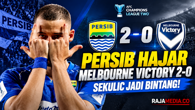 Persib Hajar Melbourne Victory 2-0, Sekulic Jadi Bintang!