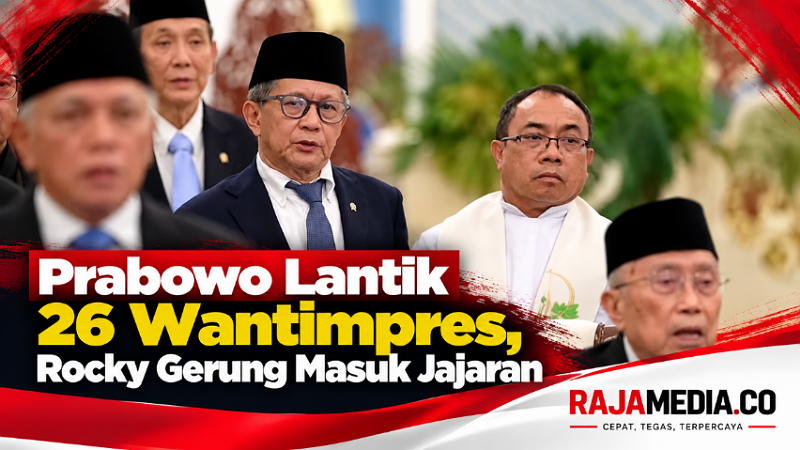 Prabowo Lantik 26 Wantimpres, Rocky Gerung Masuk Jajaran