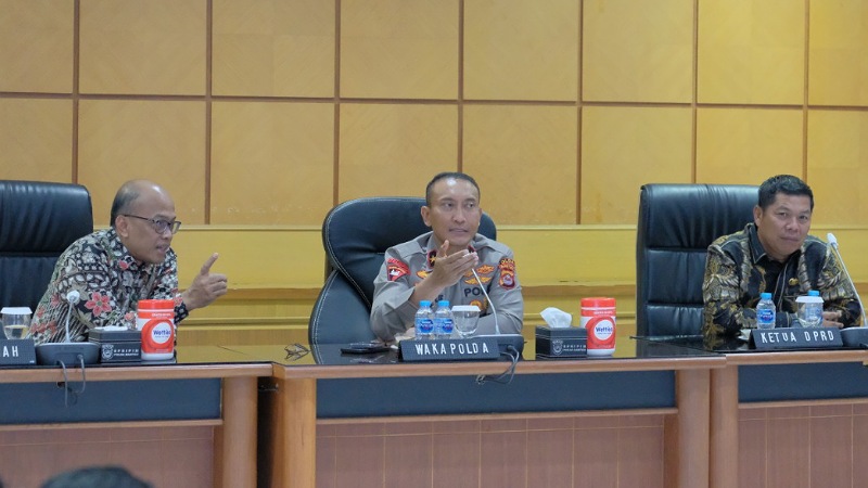 Wakapolda Banten Brigjen Pol M Sabilul Alif memimpin rapat kordinasi pendaftaran Golok Banten ke UNESCO/Polda Banten