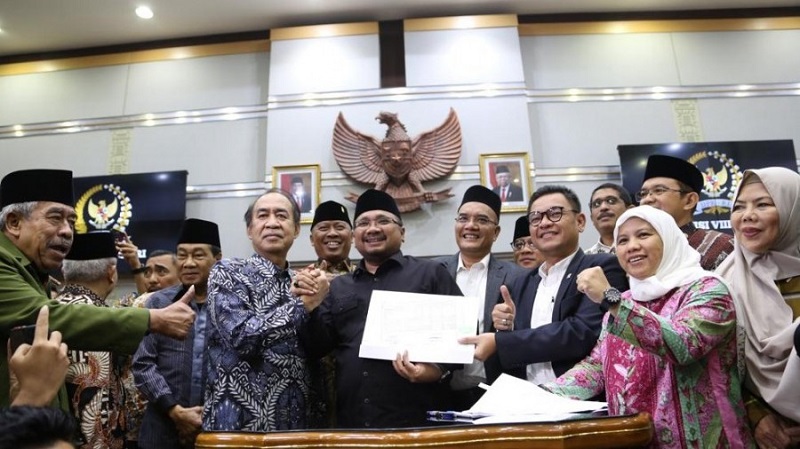 Pemerintah dan Komisi VIII DPR menyepakatii biaya haji 2023/Dok. Kemenag