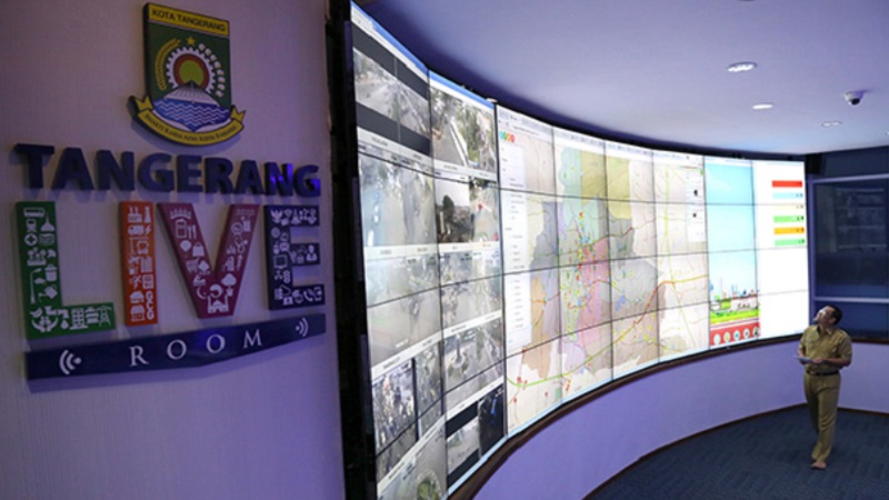 Ruang Tangerang Live Room Pemkot Tangerang.(Foto: Dok Pemkot)