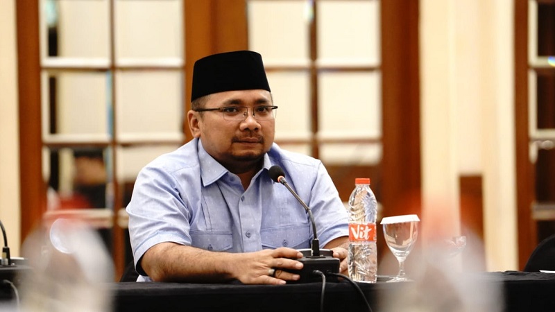 Menteri Agama Yaqut Cholil Qoumas meminta Rektor UIN Jakarta mempercepat penyelesaian kasus Rumah Sakit Haji Jakarta. (Foto: Kemenag)