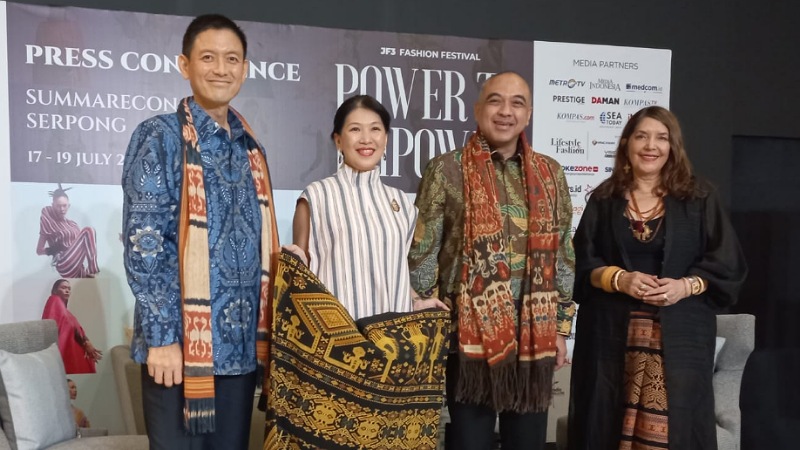 JF3 festival fashion terbesar di Indonesia dihadiri Bupati Tangerang, Ahmed Zaki Iskandar di Summarecon Mall Serpong. Foto: IST