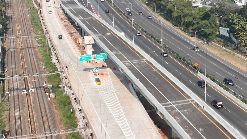 Jalan tol ruas Pondok Aren-Serpong KM 10. Foto: IST