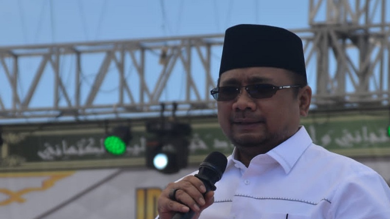 Menteri Agama Yaqut Cholil Qoumas mengimbau masyarakat tidak melakukan politisasi agama. (Foto: Kemenag)