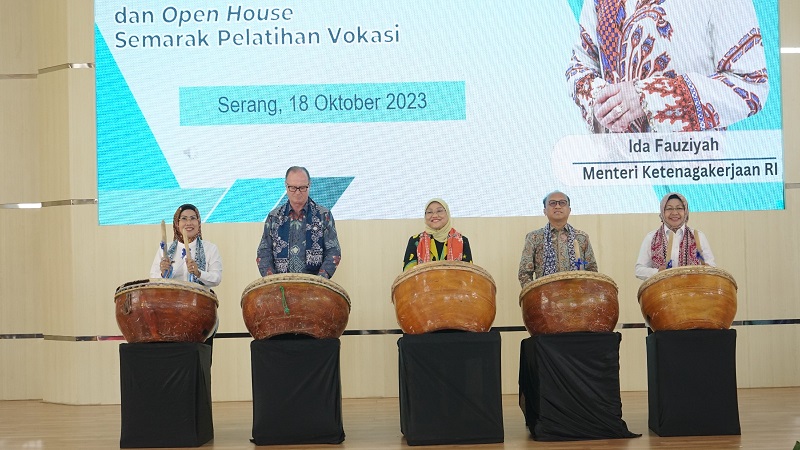 Open house semarak pelatihan vokasi. (Foto: Dok Pemkab)