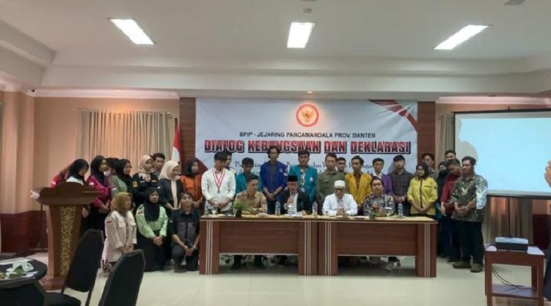 Deklarasi Pemilu Damai di Provinsi Banten. (Foto: Repro)