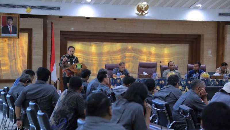 Pj Walikota Tangerang di acara rakor FKDM. (Foto: Dok Pemkot)