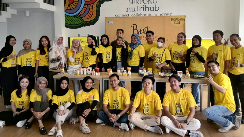 Dalam rangka Hari Kesehatan, Nutrihub Serpong kampanyekan #BeatDiabetes. Foto: IST