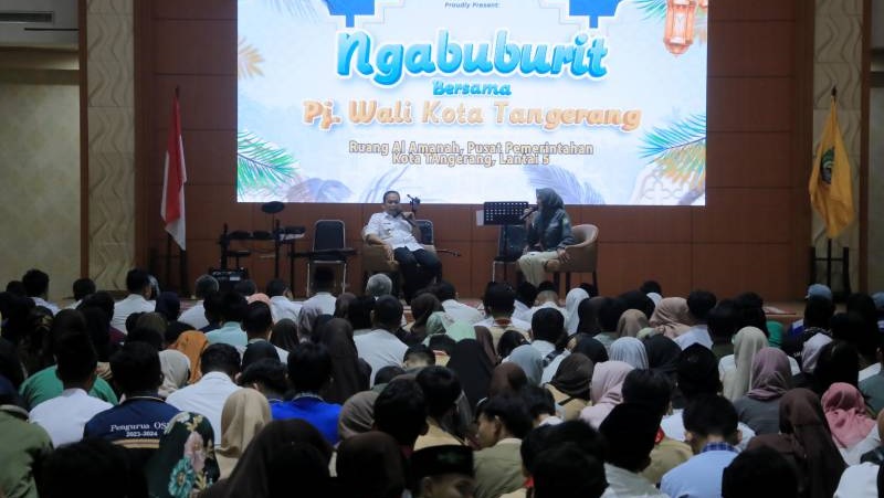 Ngabuburit bersama Pj Walkota Tangerang. (Foto: Repro)