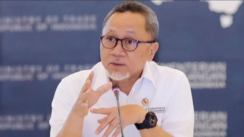 Mendag Zulkifli Hasan (Zulhas) di  sanksi Teguran karena langgar aturan Cuti di Pemilu 2024. (Foto: Repro)