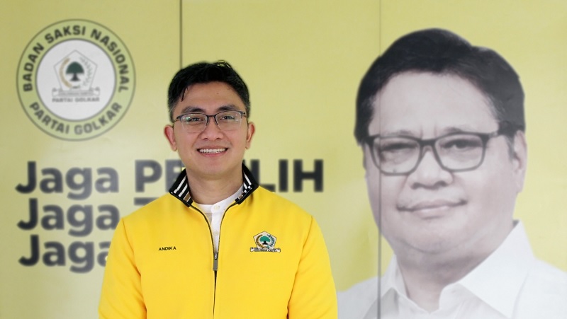 Mantan Wagub Banten, Andika Hazrumy jadi kandidat Cabup Serang dari Partai Golkar. (AMR.RMB)