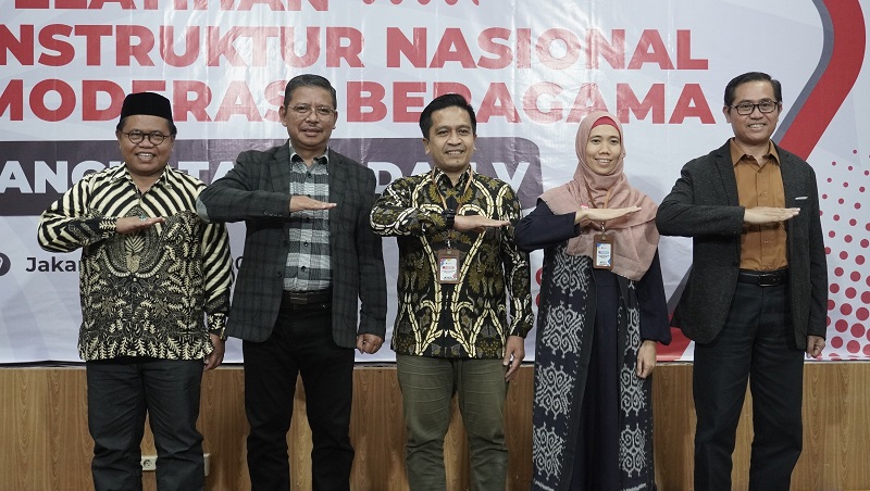 Pelatihan Instruktur Nasional Penguatan Moderasi Beragama (INAS PMB). (Foto: Kemenag)