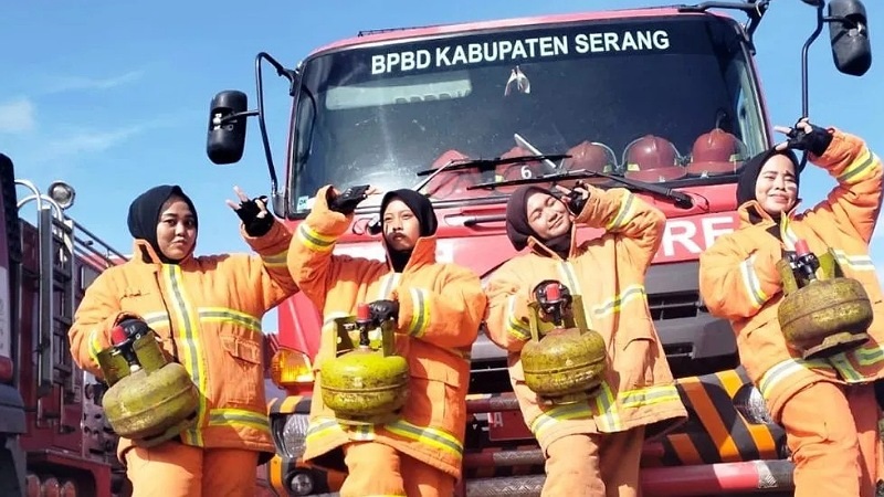 BPBD Kabupaten Serang sosialisasikan keluarga tangguh Kebencanaan. (Foto: Ist/RMB)