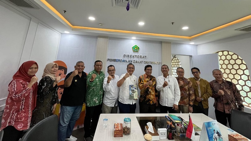REI Banten melakukan kunjungan ke Direktorat Pemberdayaan Zakat dan Wakaf Kementerian Agama. [Foto: Dok Kemanag]