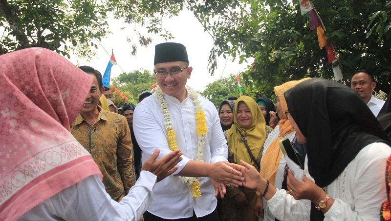 bakal calon bupati Serang Andika Hazrumy menyebut Kabupaten Serang kedepa perlu ada rumah sakit penunjang. [Foto: AMR/RMB]