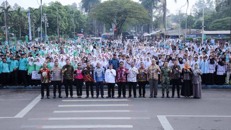 Deklarasi anti narkoba dan anti tawuran di Kota Tangerang. [Foto: Dok Pemkot Tangerang]