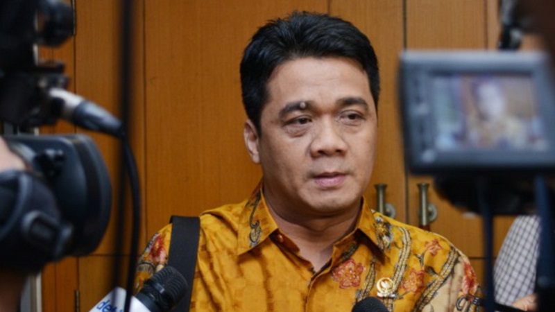 Ahmad Riza Patria mundur dari pencalonan Walikota Tangsek. [Foto: Dok Sindo0