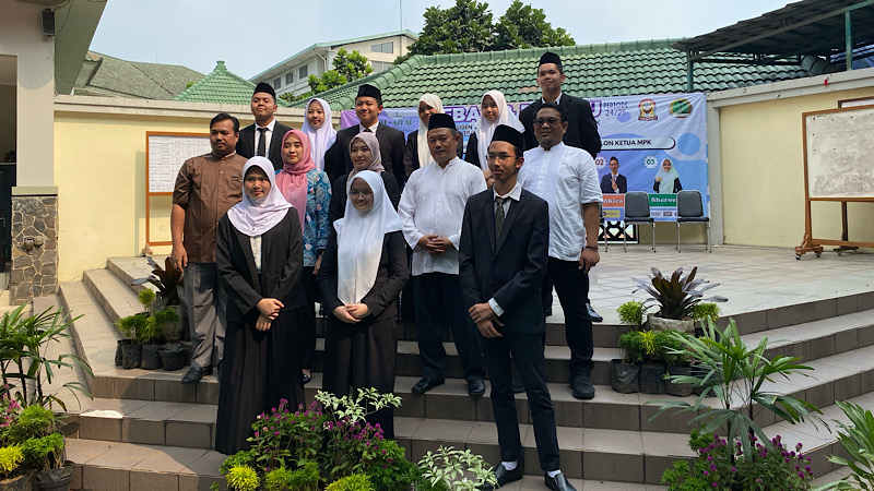 Pemilihan Presiden dan Wapres OSIS serta MPK SMA Islam Al Azhar BSD. Foto: Lani/RMB