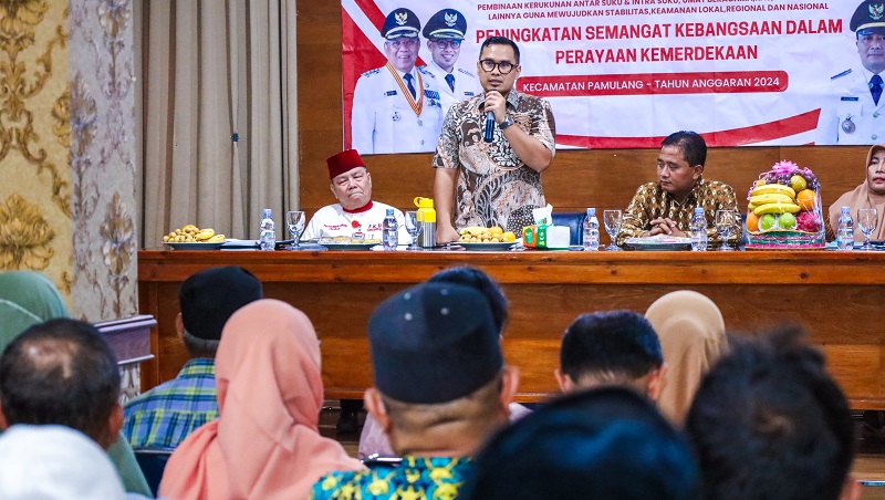 Wakil Walikota Tangsel, Pilar Saga Ichsan diacara sosialisasi kampung moderasi beragama. [Foto: Dok Pemkot Tangsel]