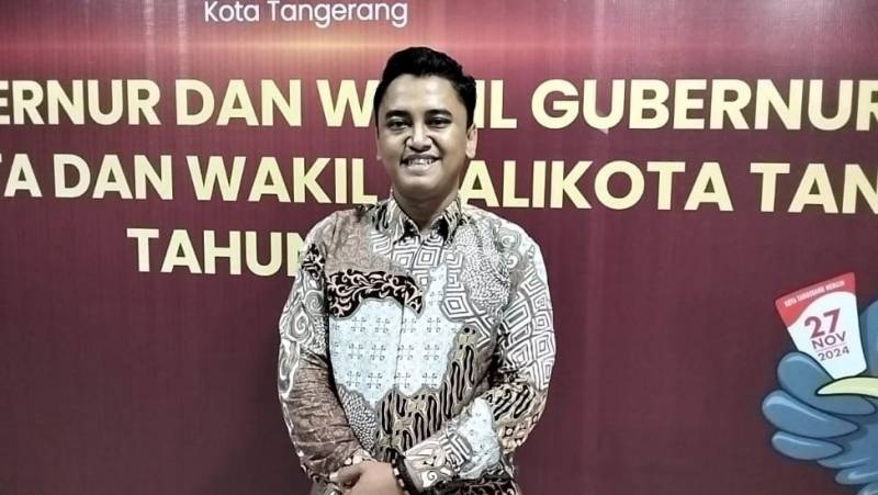 Kepala Divisi Sosialisasi, Pendidikan Pemilih dan Partisipasi Masyarakat (Sosdiklih Parmas) dan SDM KPU Kota Tangerang Yudhistira Prasasta.  [Foto: Repro]