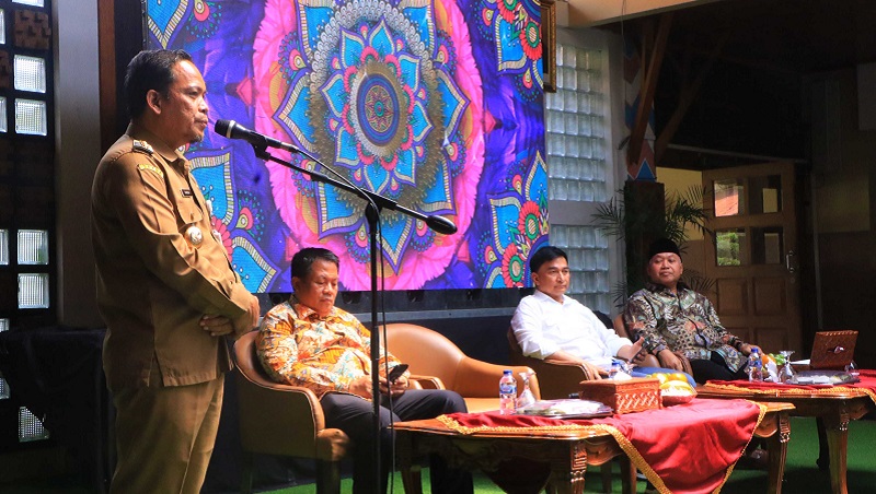 Pj Walikota Tangerang Nurdin saat menerima Kunker Komisi III  DPR RI. [Foto; Dok Pemkot]