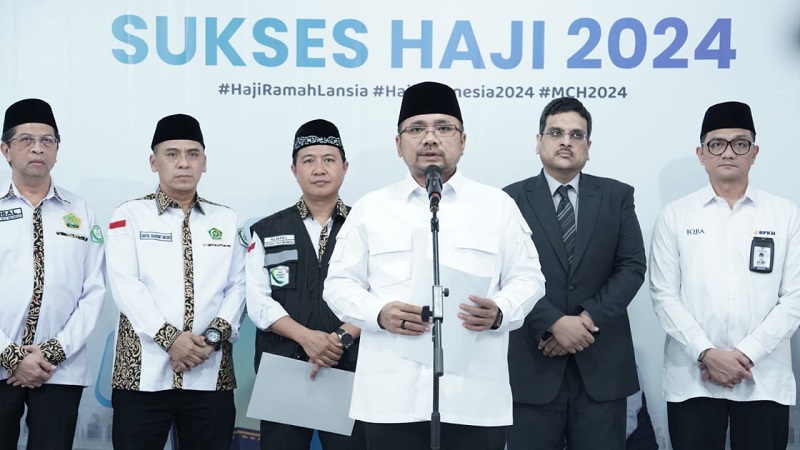 Menag Yaqut Cholil Qoumas kembali disurati Pansus DPR, setelah pada pemanggilan pertama tidak bisa hadir. [Foto: Dok Kemenag]