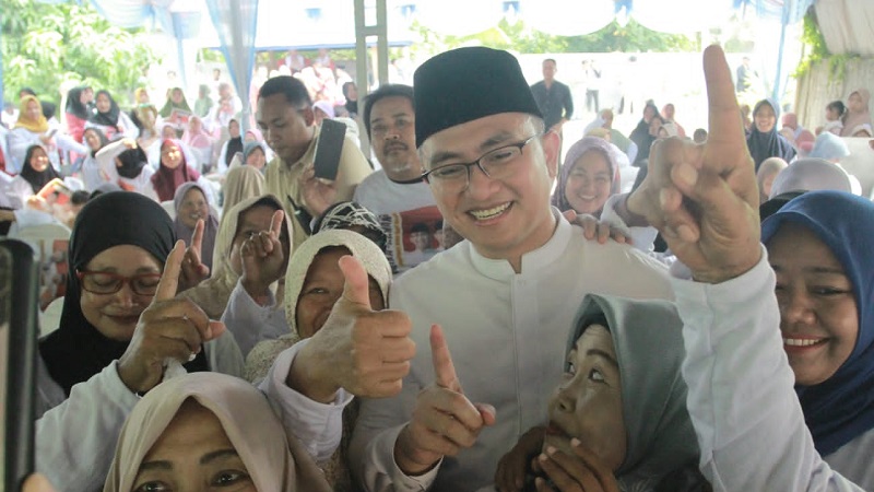 Calon Bupati Serang Andika Hazrumy akan menjadikan sektor parasiwata di Kabupaten Serang menjadi tujuan nasiional dan dunia. [Foto: AMR/RMB]