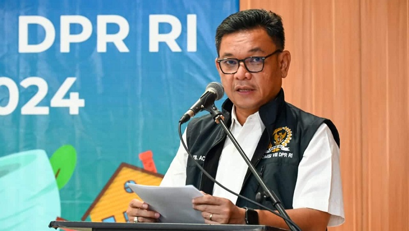 Waketum Golkar TB Ace Hasan Syadzily dipanggil ke hambalang ikuti Pembekalan calon menteri. [Foto: AMR/RMN]