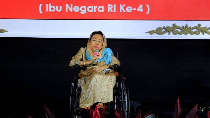 Ibu Negara Republik Indonesia ke-4, Sinta Nuriyah Abdurrahman Wahid. [Foto: Dok Pemkot Tangerang]