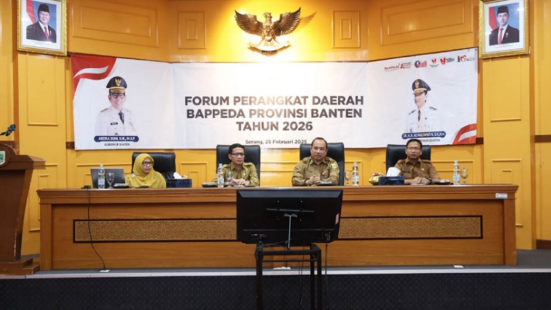 Pj Sekda Banten Nana Supiana mengatakan program OPD harus selaras dengan Program Prioritas kepala daerah. - Foto: Adpimpro Setda Banten/RMB -