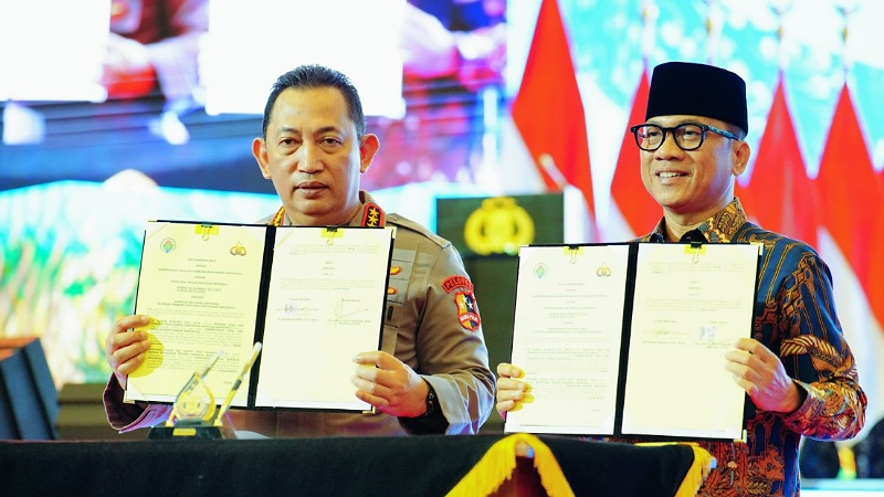 Rapim Polri 2025, Kapolri Jalin Kerjasama Strategis Dengan BGN dan Kemendes PDTT