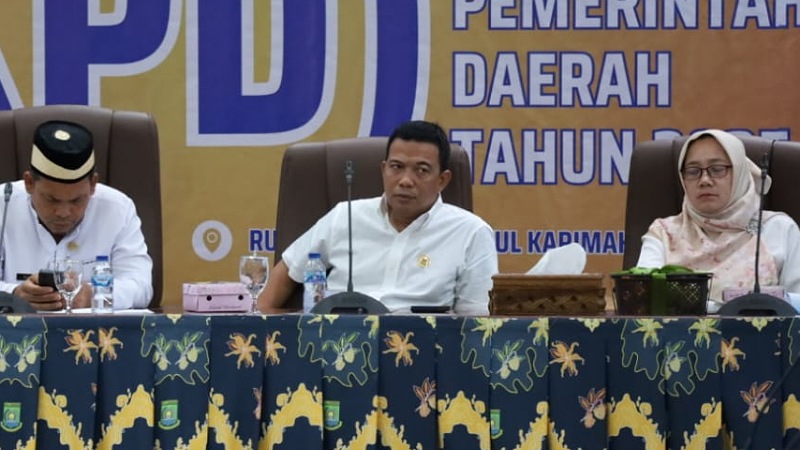 Ketua DPRD Kota Tangerang Rusdi Alam di acara Forum RKPD 2026, Jumat (31/1). [Foto: Dok DPRD/RMB]