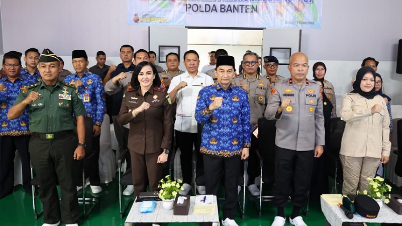 Wagub Banten Dimyati Natakusumah menghadiri peresmian SPPG Polda Banten, penopang Program MBG. -- Dok Adpimpro Setda Banten --