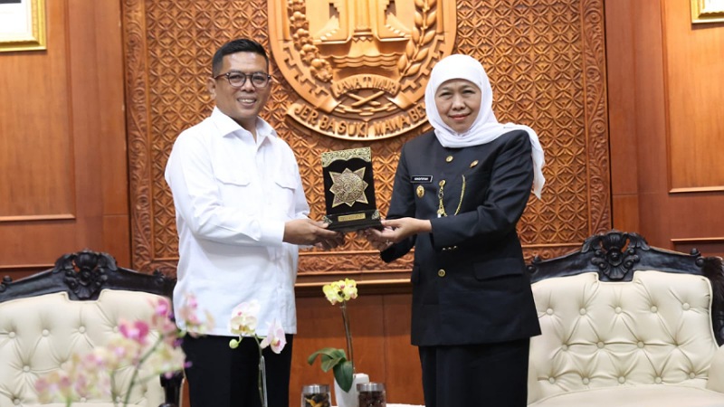 Andra Soni Dan Khofifah Sepakat Bangun Kolaborasi Banten-Jatim