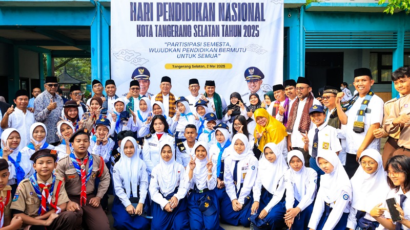 Benyamin Gas Pol di Hardiknas Tangsel: Pendidikan Wajib Tembus Semua Kalangan!