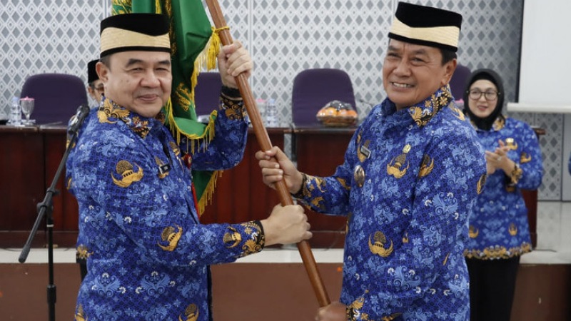 Pelantikan Ketua Umum KORPRI Kabupaten Tangerang dan pengukuhan pengurus Lembaga Konsultasi dan Bantuan Hukum (LKBH) KORPRI untuk masa bakti 2024–2026. - Dok Pemkot Tangerang -