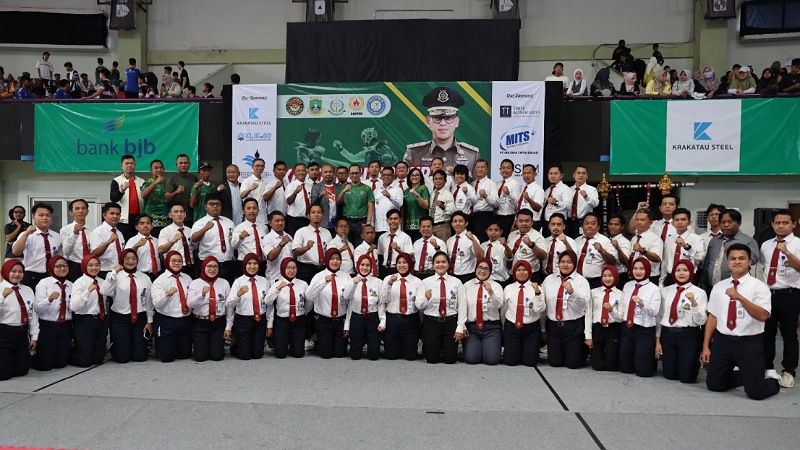 Kajati Banten Cup Taekwondo 2025, Sportivitas Kunci Mencetak Atlet Berprestasi! Gubernur Banten Andra Soni membuka Kajati Banten Cup Taekwondo 2025. - Foto: Biro Adpimpro Banten -