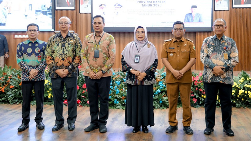 Gubernur Banten di acara Pelatihan Kepemimpinan Nasional (PKN) Tingkat II Tahun 2025. - Biro Adpimpro Banten -