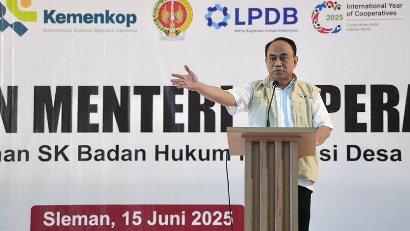 Kopdes Merah Putih 100% Terbentuk Di Sleman, Menkop: Ini Awal Kemandirian Ekonomi Desa!