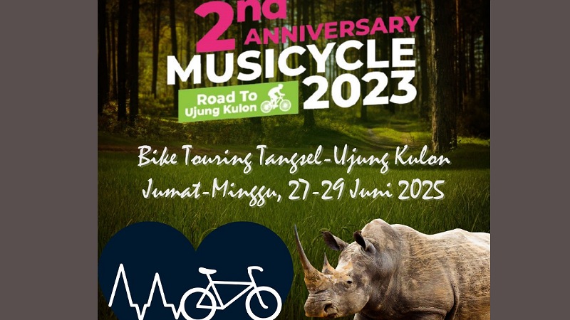 Rayakan Milad Ke-2, Musicycle Gelar Touring 196 Km ke Ujung Kulon
