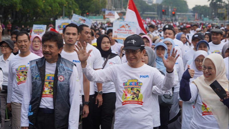 Bukan di Gedung, Tapi di Jalan! Menag Pimpin Perayaan Anak Hebat Indonesia Menteri Agama Nasaruddin Umar pimpin perayaan HAN 2025 - Foto: Kemenag -