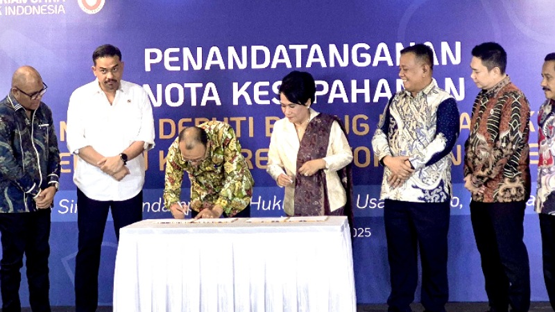 Kementerian UMKM resmi menggandeng KAI untuk memberikan perlindungan dan pendampingan hukum kepada para pelaku UMKM. - Foto: Repro -