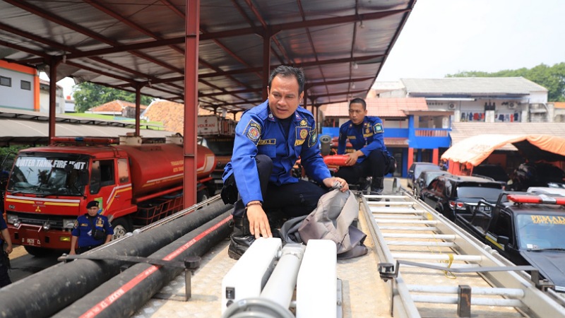 BPBD Kota Tangerang siaga jelang musim kemarau. Fokus cegah kebakaran. - Dok Pemkot Tangerang -