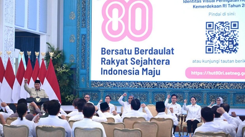 Prabowo Resmi Luncurkan Logo dan Tema HUT ke-80 RI, Maknanya Dalam!