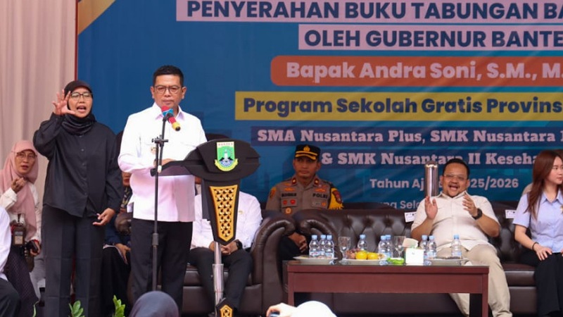 Rp159 Miliar Digelontorkan! Andra Soni Pastikan Tak Ada Lagi Anak Putus Sekolah di Banten!