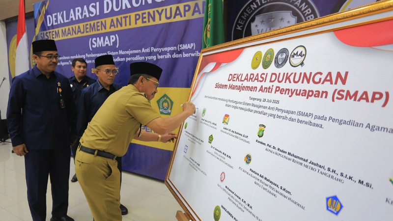 Wali Kota Tangerang Teken SMAP: Penyuapan Musuh Reformasi!