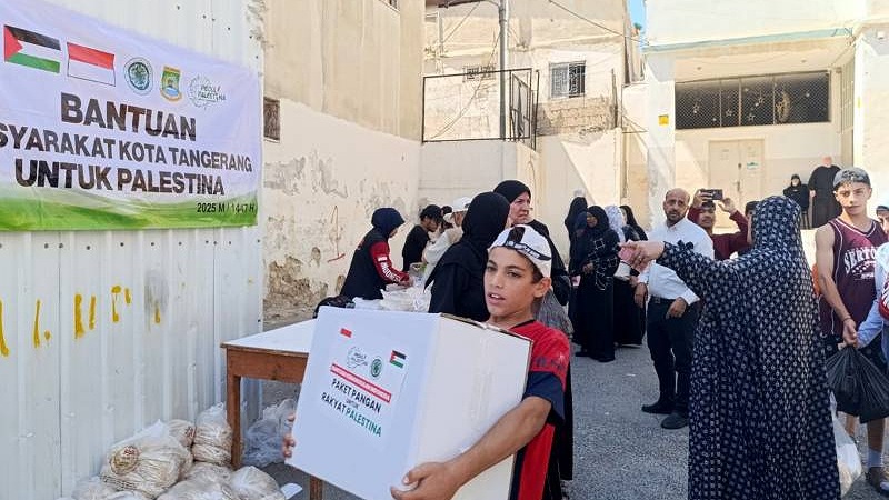 Dari Kota Tangerang untuk Palestina, Rp2 Miliar Donasi Tersalurkan Bantuan dari masyarakat Kota Tangerang untuk Palestina sudah tersalurkan - Foto: Dok. Pemkot Tangerang -