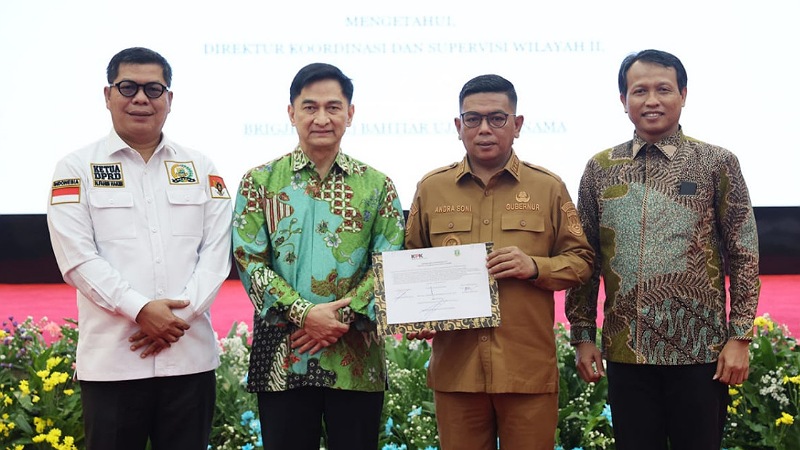 Gubernur Andra Perkuat Sinergi Bersama KPK dan Kepala Daerah Se-Banten